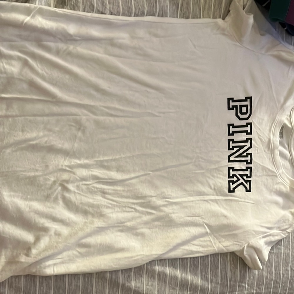 victorious secret pink shirt .